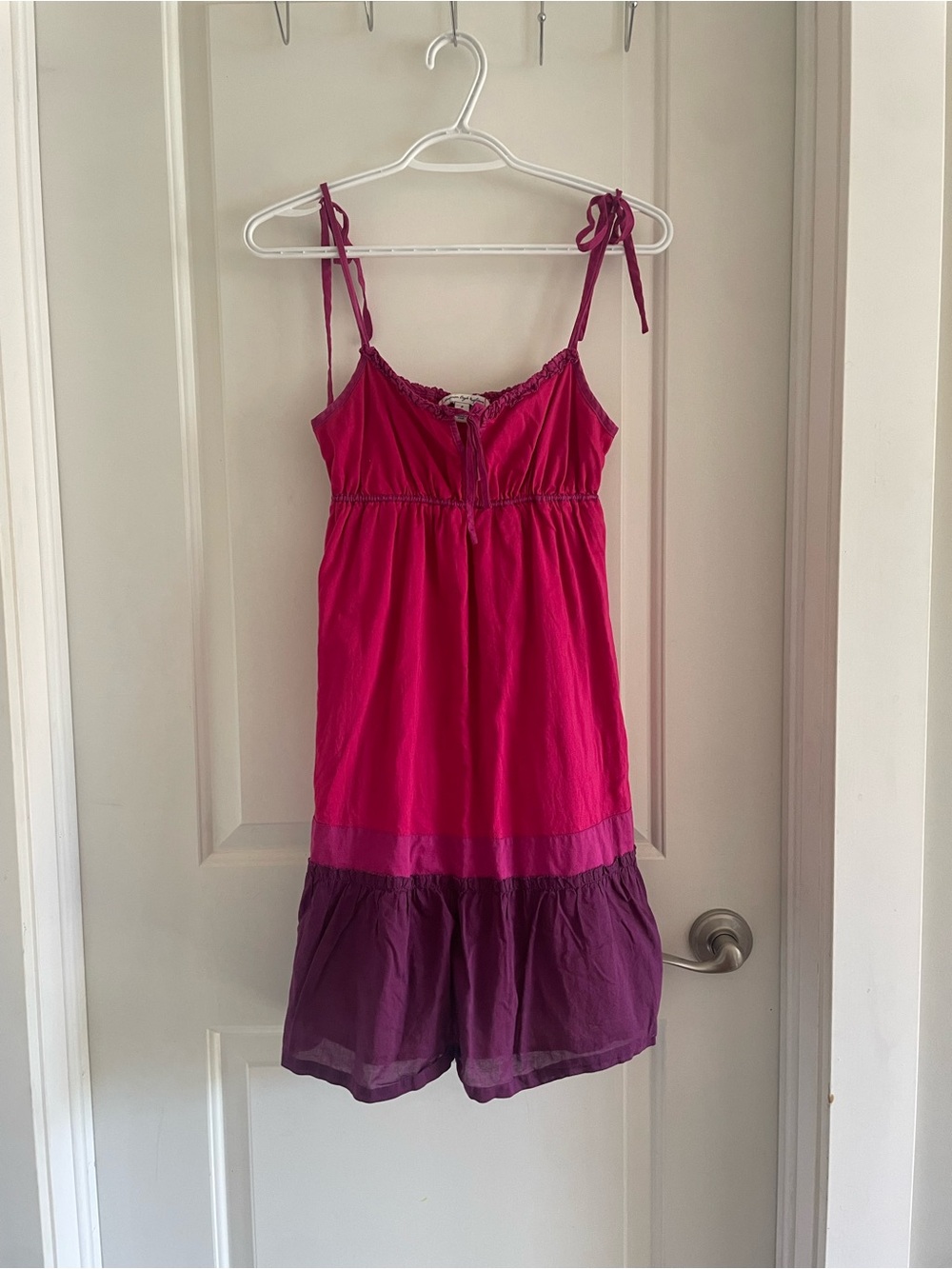 Y2K American Eagle Pink Cotton Sun Dress